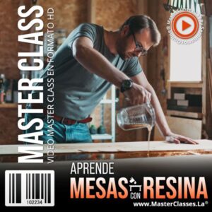 aprende mesas con resina