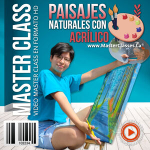 paisajes naturales con acrilico