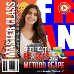 certificate en frances con el metodo peape