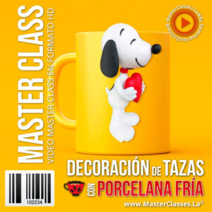 decoracion de tazas con porcelana fria